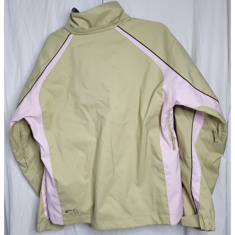 DNA Descente of North America Insulated Ski Jacket Womens Pockets Tan & Pink - Picture 12 of 16